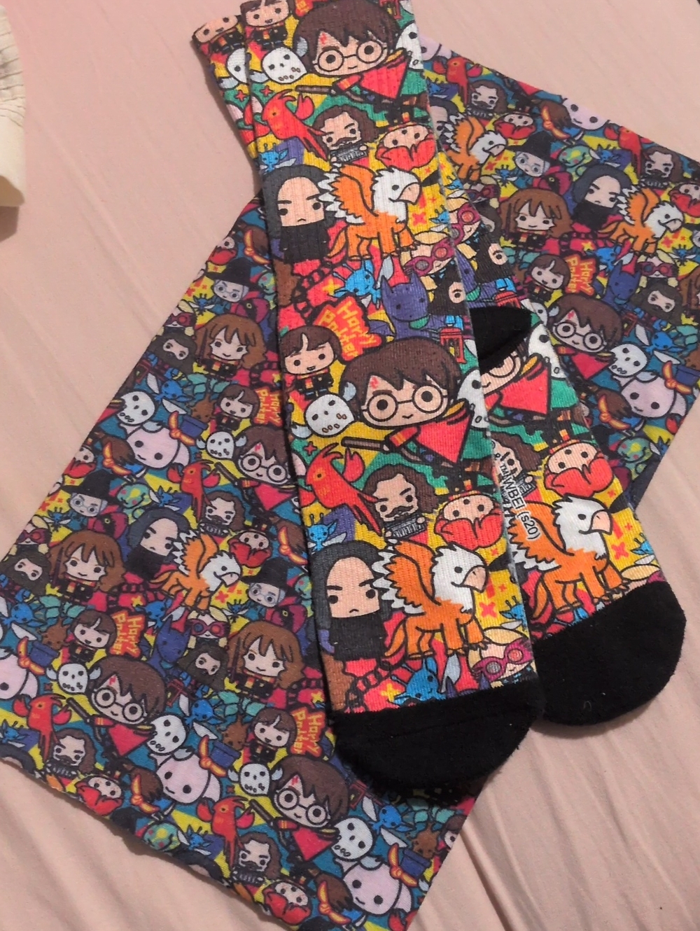 Harry Potter Print Socks and Neck Gaiter